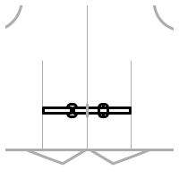 ベスト　バックルあり