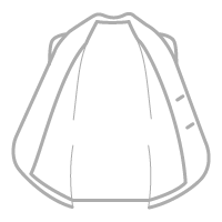 ジャケット　内ポケット無し